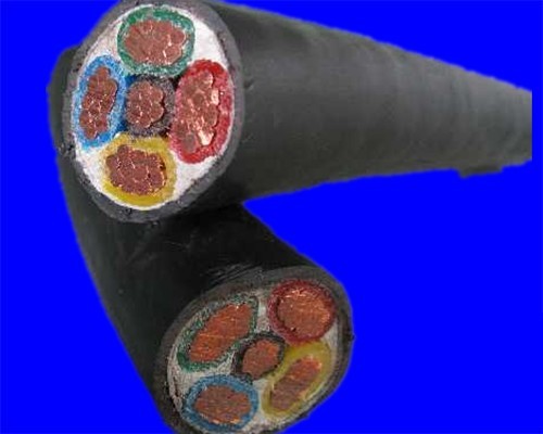 Resistant high temperature high voltage power cable