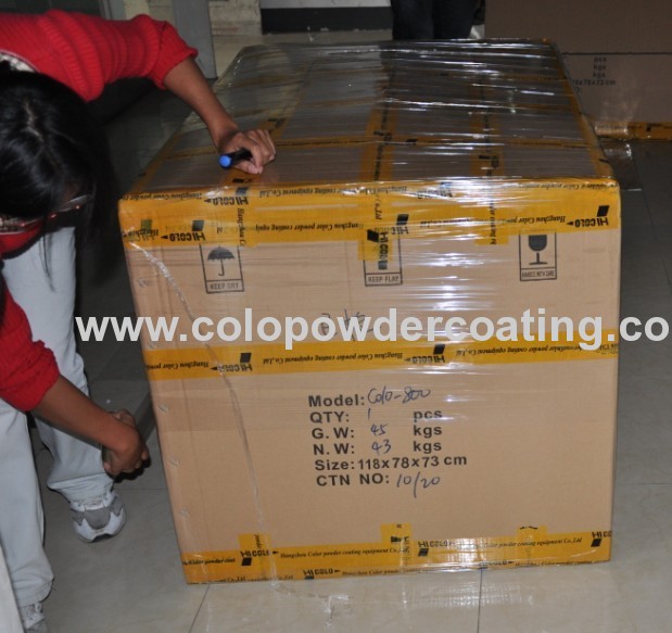 powder coating machine of powder coating system 