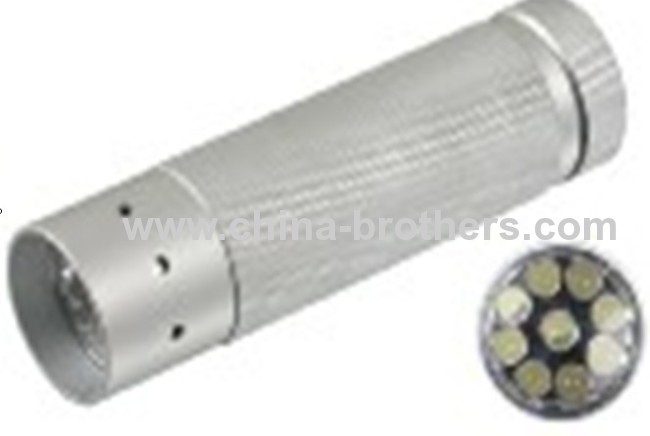 9 Led Aluminum mini torch 8066