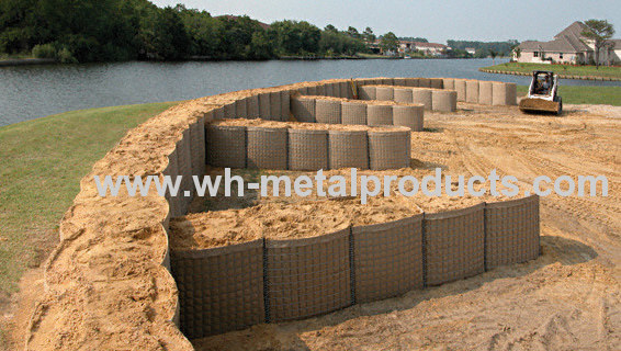 Welded Mesh Erosion control Retaining walls