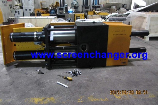 sclf-cleaning continuous hydraulic melt filter-screen changer