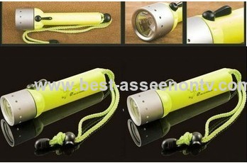 New CREE T6 1800Lm LED Diving Flashlight Torch Lamp Waterproof Scuba Under Water Light, handlight nightlight