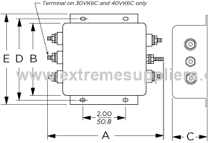 30VK6 Corcom 2-660908-0 2-660908-0