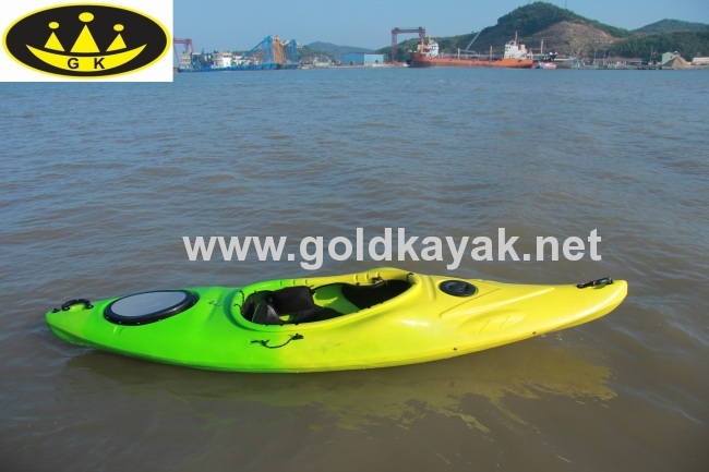 Hot selling single sit in venture kayak used on whitewater and sea
