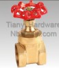 Manual Brass Red Handle Two General Formula Gate Valve