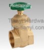 1/2&quot;~2&quot; Horizontal Manual Brass Green Color Handle Two General Formula Gate Valve