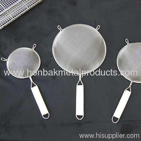 Wire Mesh Skimmer/ Strainer/ Colander/ Noodle strainer infuser