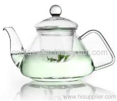 Single Wall Glass Tea Pots Coffee Pots