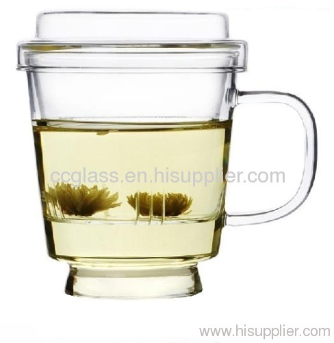Hand Blown Heat Resistant Glass Tea Cup