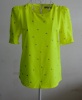 Lady's novelty blouse made high quality chiffon