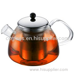 Pure Hand Made Glass Teapot Coffee pot