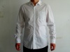 Men's casual shirt full cotton solid olor