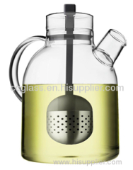 Innovative Design Borosilicate Glass Tea Pot Coffee Pot