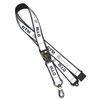 White Polyester Reflective Lanyard Neck Strap For ID Card