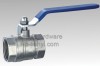 Horizontal Manual Brass Blue Handle Bi-directional Hard Seal Thread Ball valve