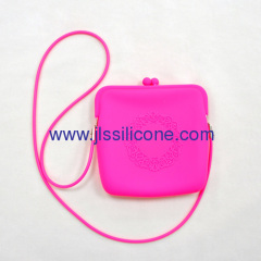 Candy jelly silicone shoulder bag