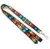 Heat Transfer Printing Lanyard , Swivel Hook Lanyard 20mm Width