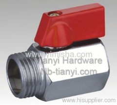 Brass Red Handle Hard Seal Ball Valve for Flooding Water