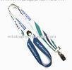 Sport Games Heat Transfer Printed Lanyard Strap With Metal Clip