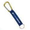 Silk Screen Printed Carabiner Lanyard Keychain With Key Ring