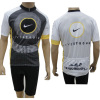 Length Hidden Zipper Cycling Set t-Shirt And Shorts With Bibs Sublimation Printing