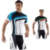 Sublimated Cycling Wear Jersey And Bib Shorts Bicycle Apparel For Men