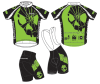Bicycle Jersey and Bib Shorts short sleeve sublimation cycling wear