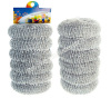 6PK Galvanized Mesh Scourer In Mesh Bag