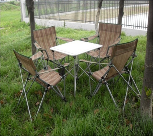 Foldable Table Chair Set