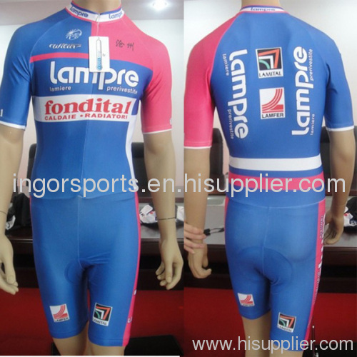 Pro Sublimated Cycling Wear Jerseys And Bib Shorts In Stock For Men