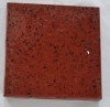 Red quartz stone slabs