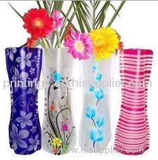 Hot stamping film for vase