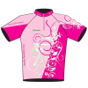 Sublimation Short Sleeved Half Zipped Women Cycling Jerseys Bicycle Team Sportswear