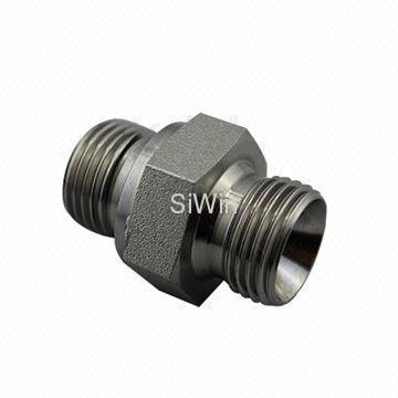 BSP Male Double Cone Seat Bonded Seal Straight Coupling Female 60° Cone ...