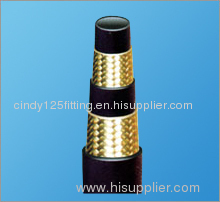 Hydraulic hose SAE R2AT/Steel Wire Braided High Pressure Rubber Hose DIN