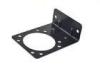 Steel 7 Way Car End Bracket Black , mounted vertical or horizontall