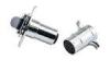 4 Prong Trailer Electrical Adapter ,round chrome vehicle and trailer connector set