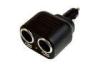 Dual DC ipod car adapter cigarette lighter with two USB DC 12V / DC 24V