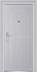 White color doors with powder coating treatment