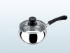 Factory price stainless steel saucepan with lid