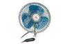 DC 12V Oscillating Car Fan 8 Inch , Metal + Plastic for vehicles