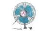 12V Metal Fan Auto Fan with Screw Mounting base and 3 plastic blades
