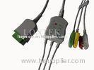 ECG Patient Cable One Piece Type Compatible GE-Marqutte 3 / 5 Lead ECG