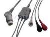 Philips 3Ld ECG Patient Cable , IEC / AHA / Clip / Snap for Patient Monitor