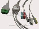 GE-Marqutte ECG Patient Cable 3 Lead Wires Set , AA Style / IEC / CE Mark
