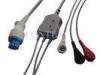 Datex 6pin 3lead ECG Patient Cable with Clips for Clinic / Personal Care