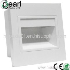 New Design Square Led 1.5w Inwall Step Light Used In Hotel