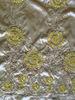 Wedding Sequin Embroidered Fabric ,Silk Embroidered Sheer Fabric