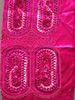 Red Sequin Embroidered Fabric Kintted For Bridal Gown / Dress