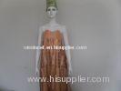 African Voile Sequin Lace Fabric , Wedding Dress Lace Fabric